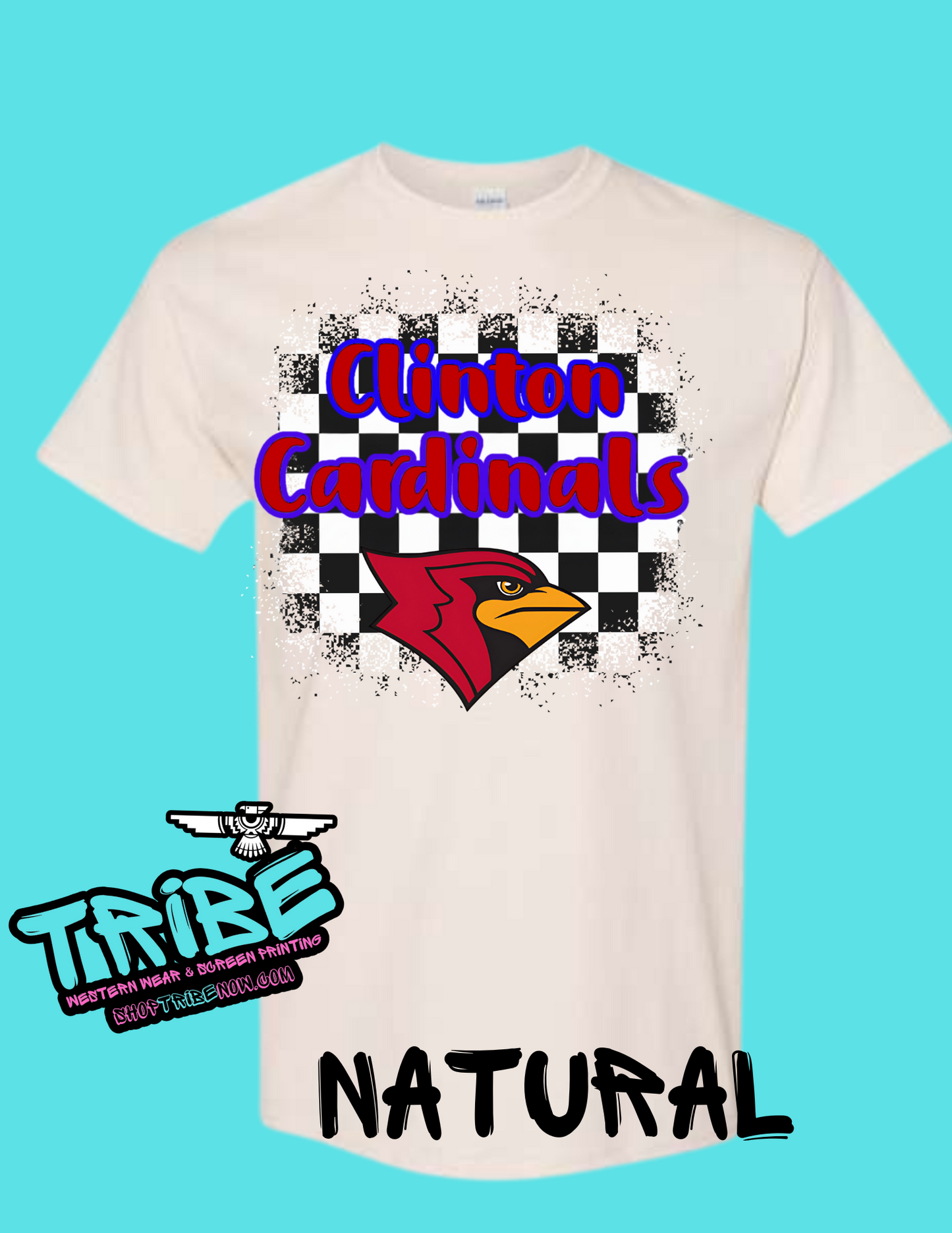 Clinton Cardinal Checkered 1