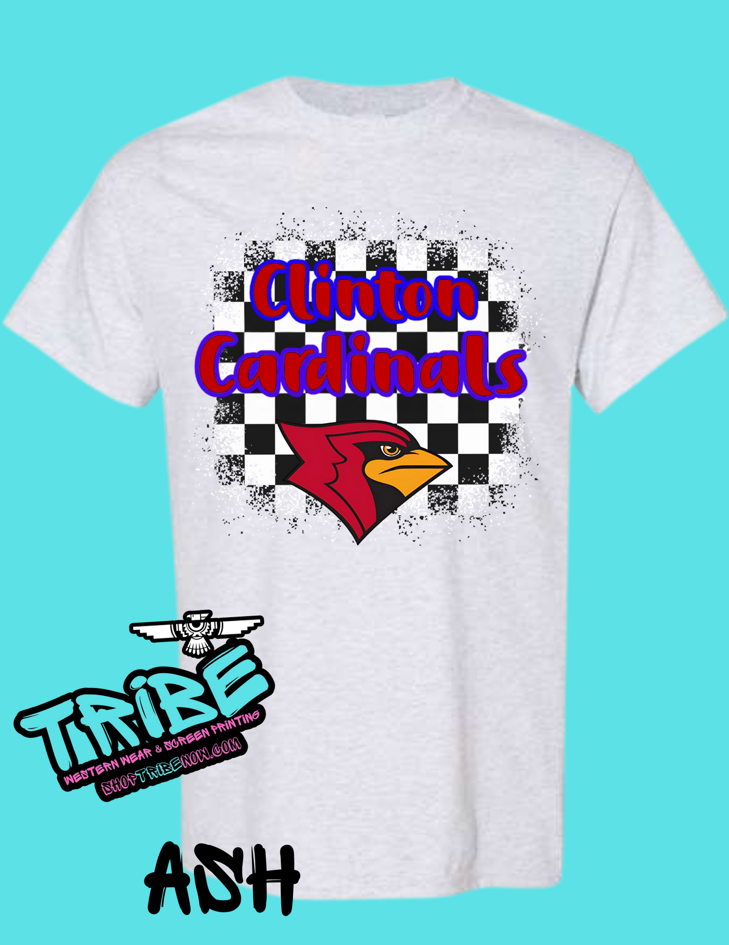 Clinton Cardinal Checkered 1