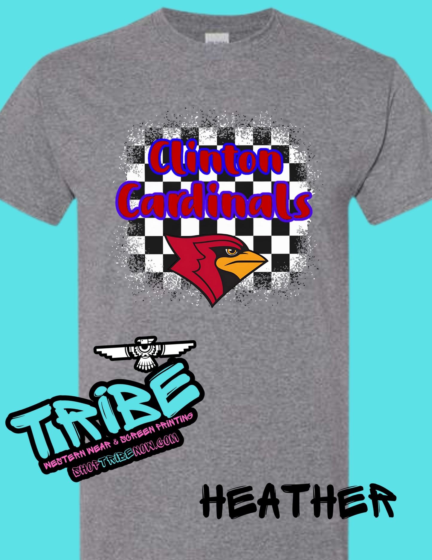 Clinton Cardinal Checkered 1