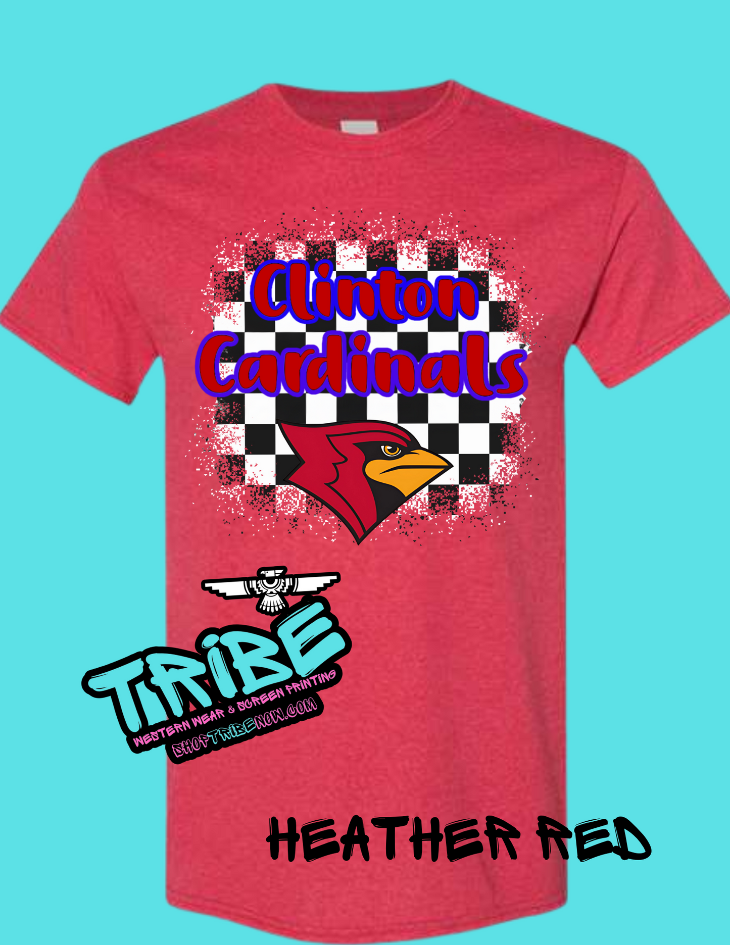 Clinton Cardinal Checkered 1