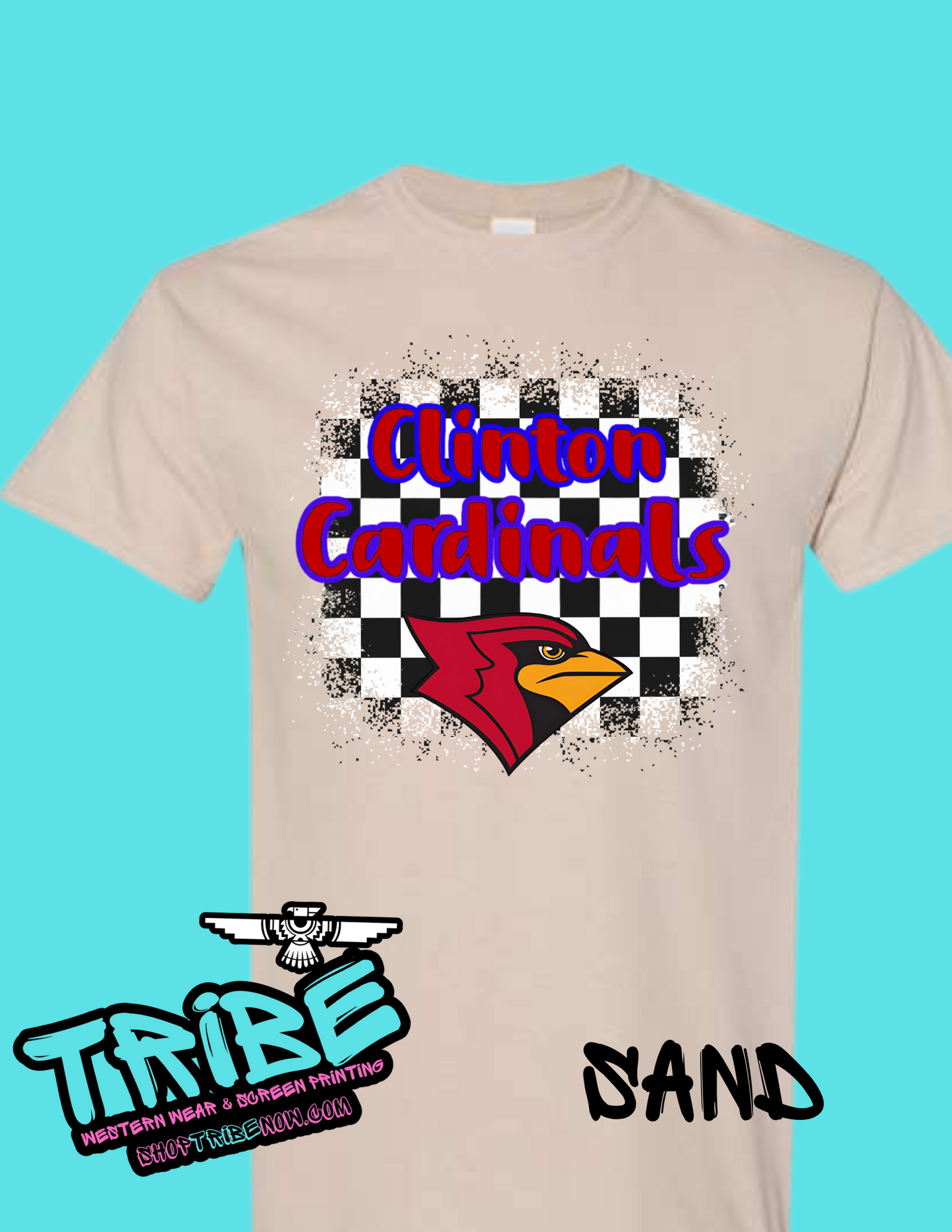 Clinton Cardinal Checkered 1