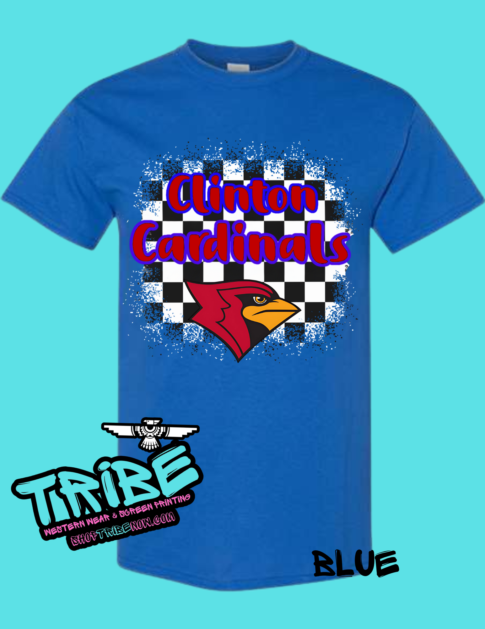 Clinton Cardinal Checkered 1