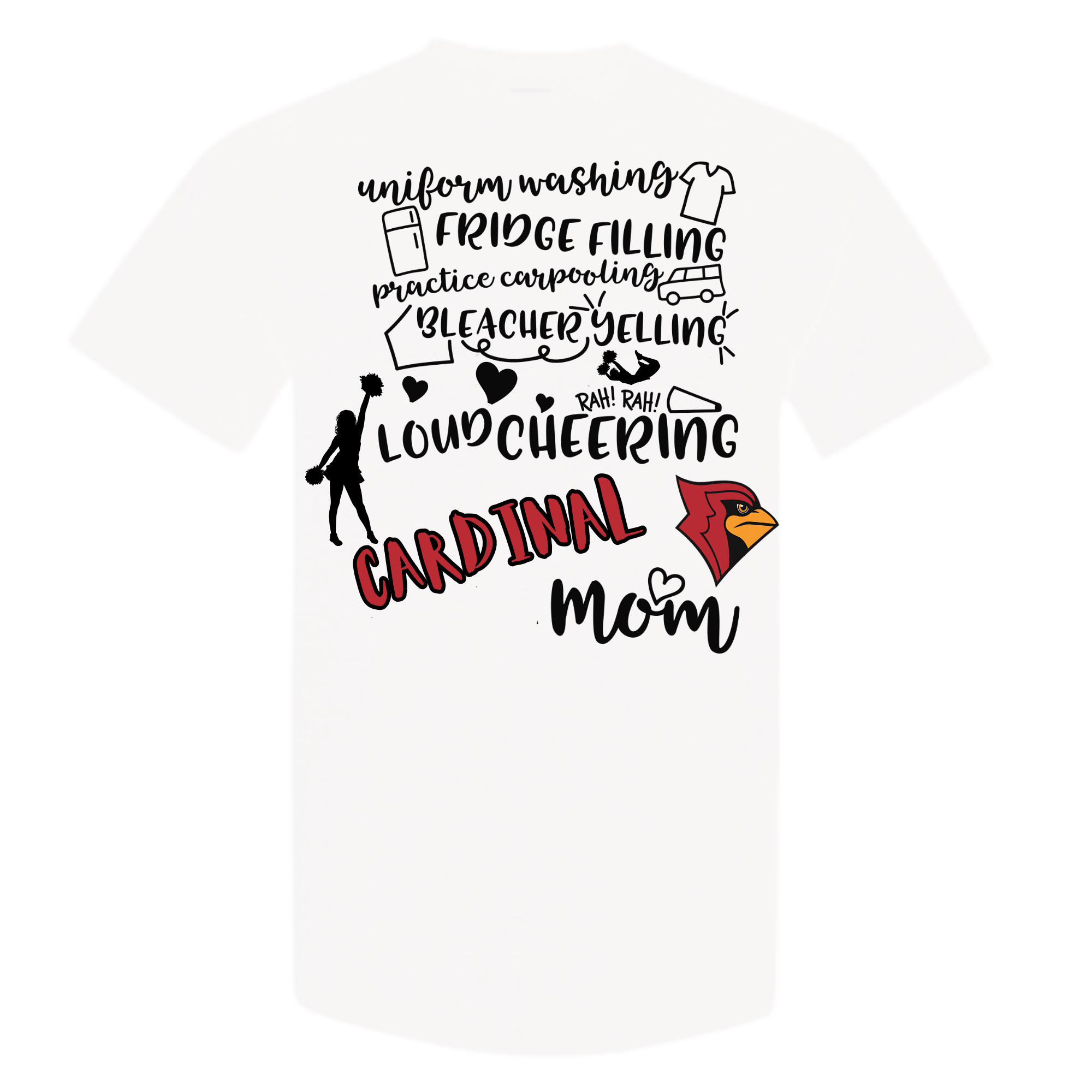 Uniform Washing, Stand Cheering MOM - Cardinals