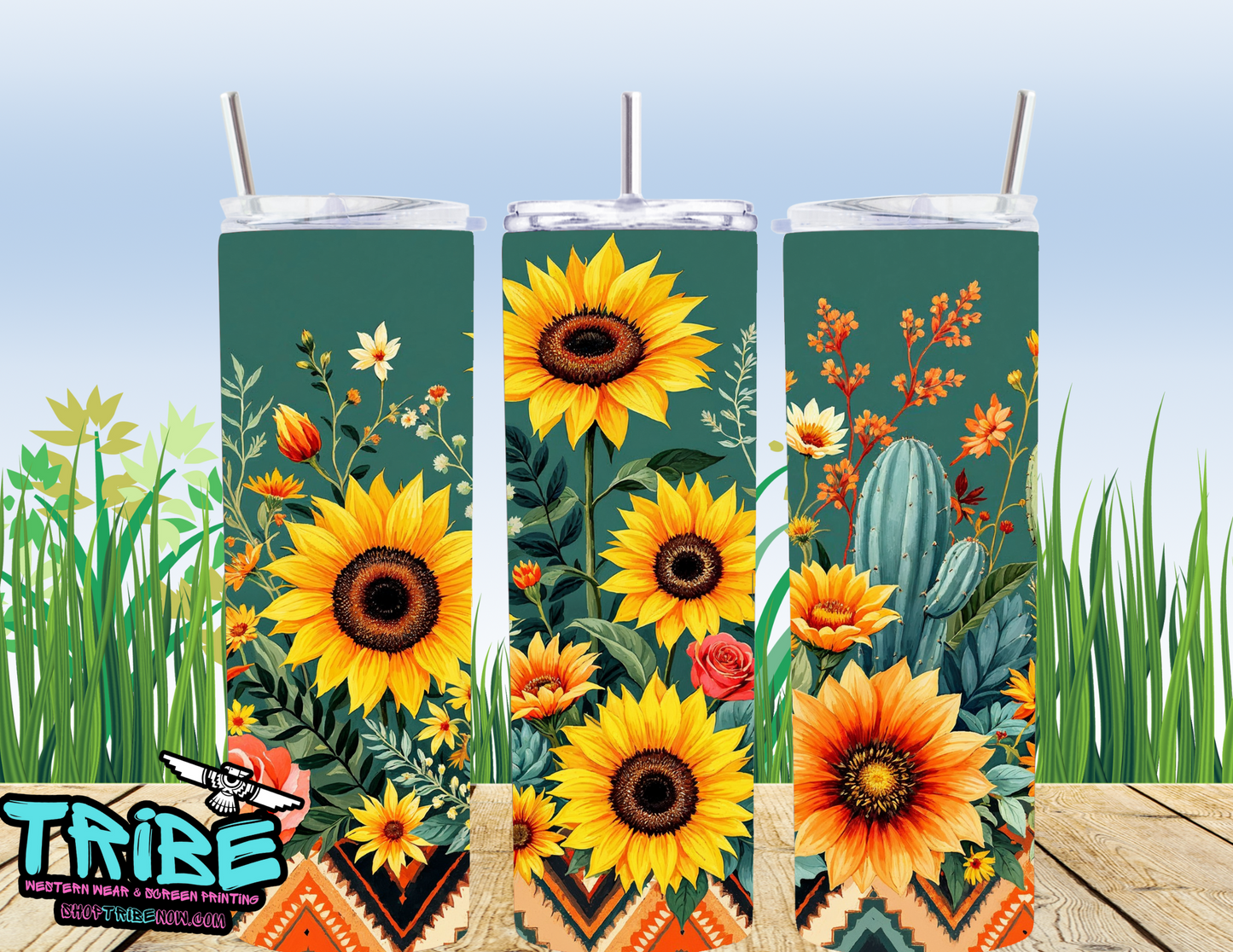 20 Oz Sublimation Tumbler with straw