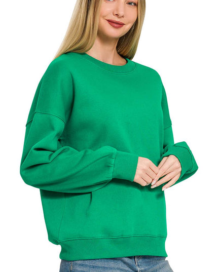 `Basic Casual Sweatshirts Zenana