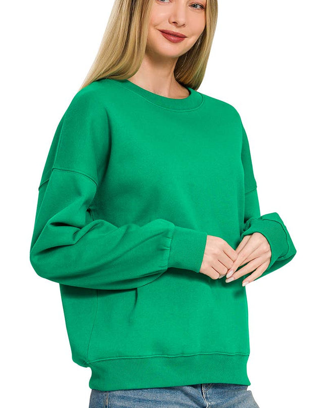 `Basic Casual Sweatshirts Zenana