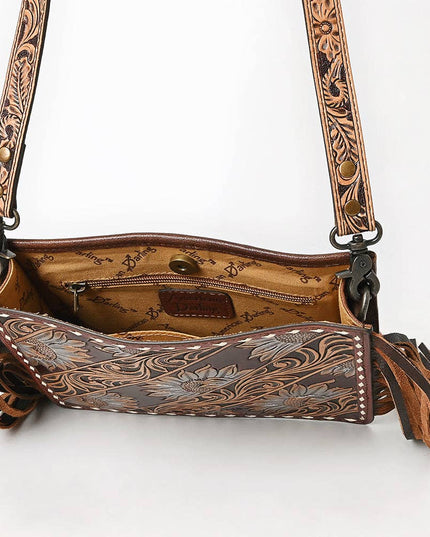 ADBG323 American Darling Hand Tooled Leather Messenger Bag