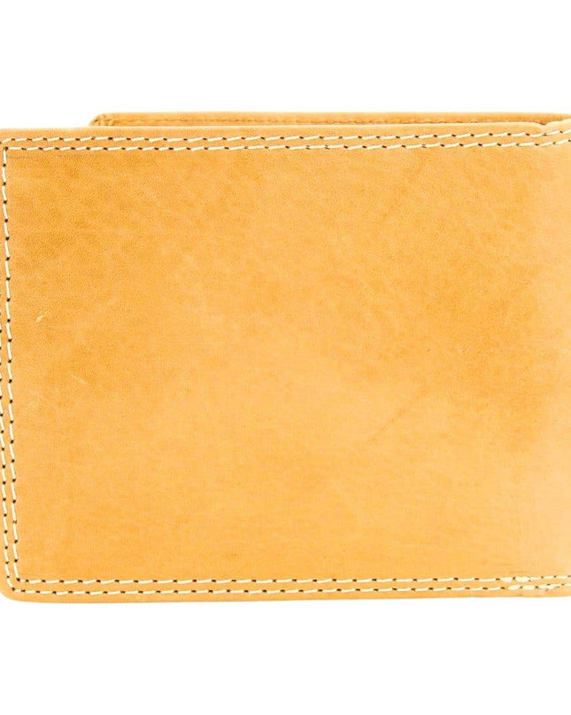 Oil Pull Up Embossed Steer Bifold Wallet ABB 006