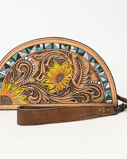 ADBG1433A Taco Hand Tooled Genuine Western Leather Women Bag
