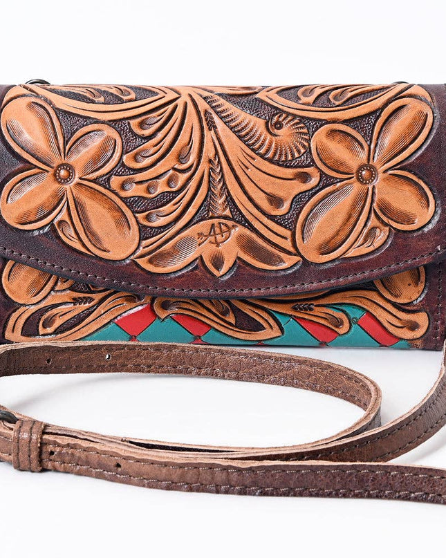 LC-ADBG518 Wallet Genuine Western Leather Women Bag