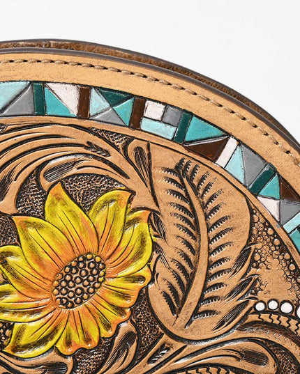 ADBG1433A Taco Hand Tooled Genuine Western Leather Women Bag