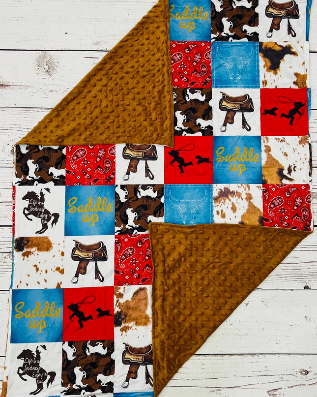 Enjoy The Ride Horse Baby Blanket