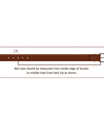 LC-ADBLF224 Genuine American Leather Belt Men and Women
