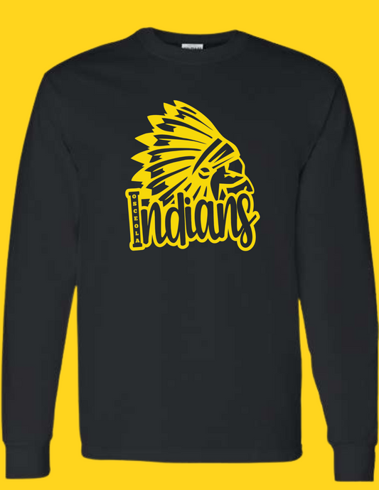 Osceola Indians- Indian Head - Heavy Blend™ Crewneck Sweatshirt