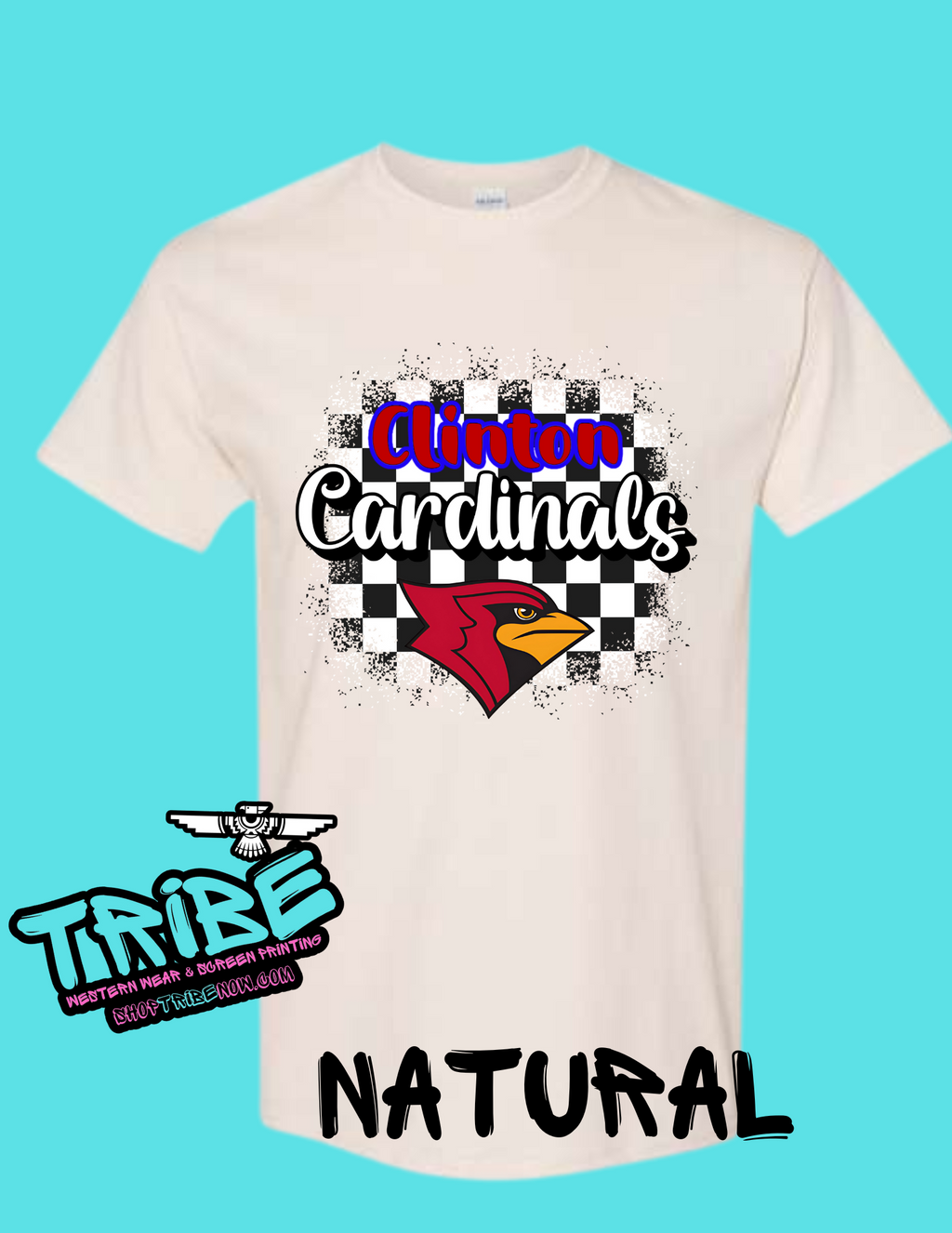 Clinton Cardinal Checkered 2