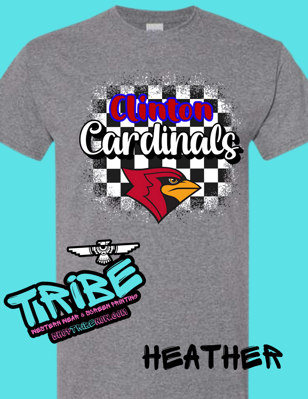 Clinton Cardinal Checkered 2
