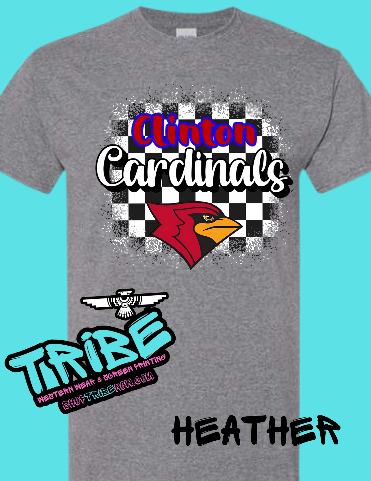 Clinton Cardinal Checkered 2