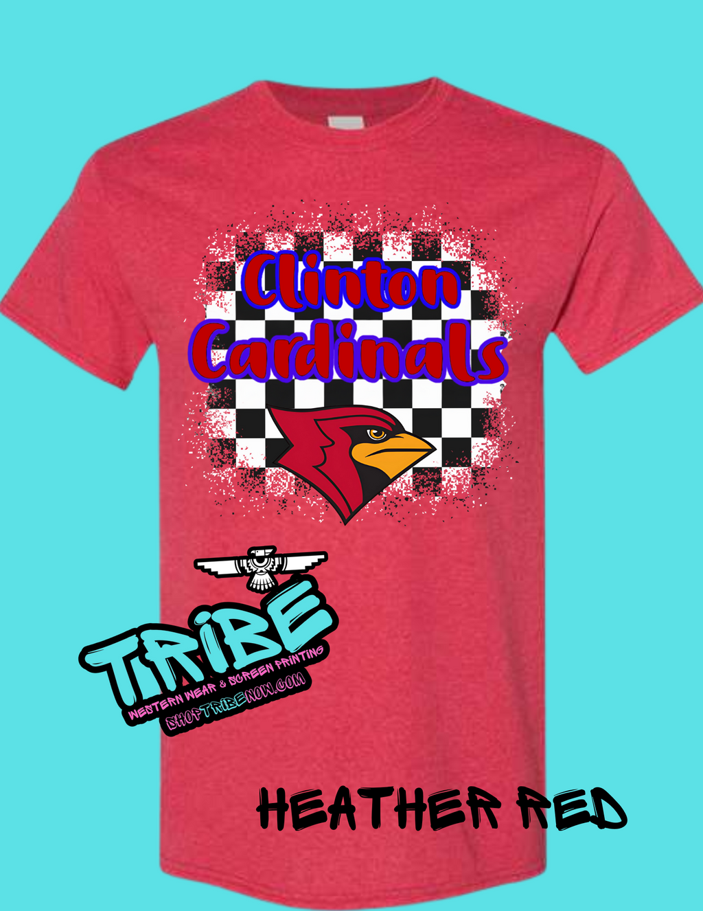 Clinton Cardinal Checkered 1