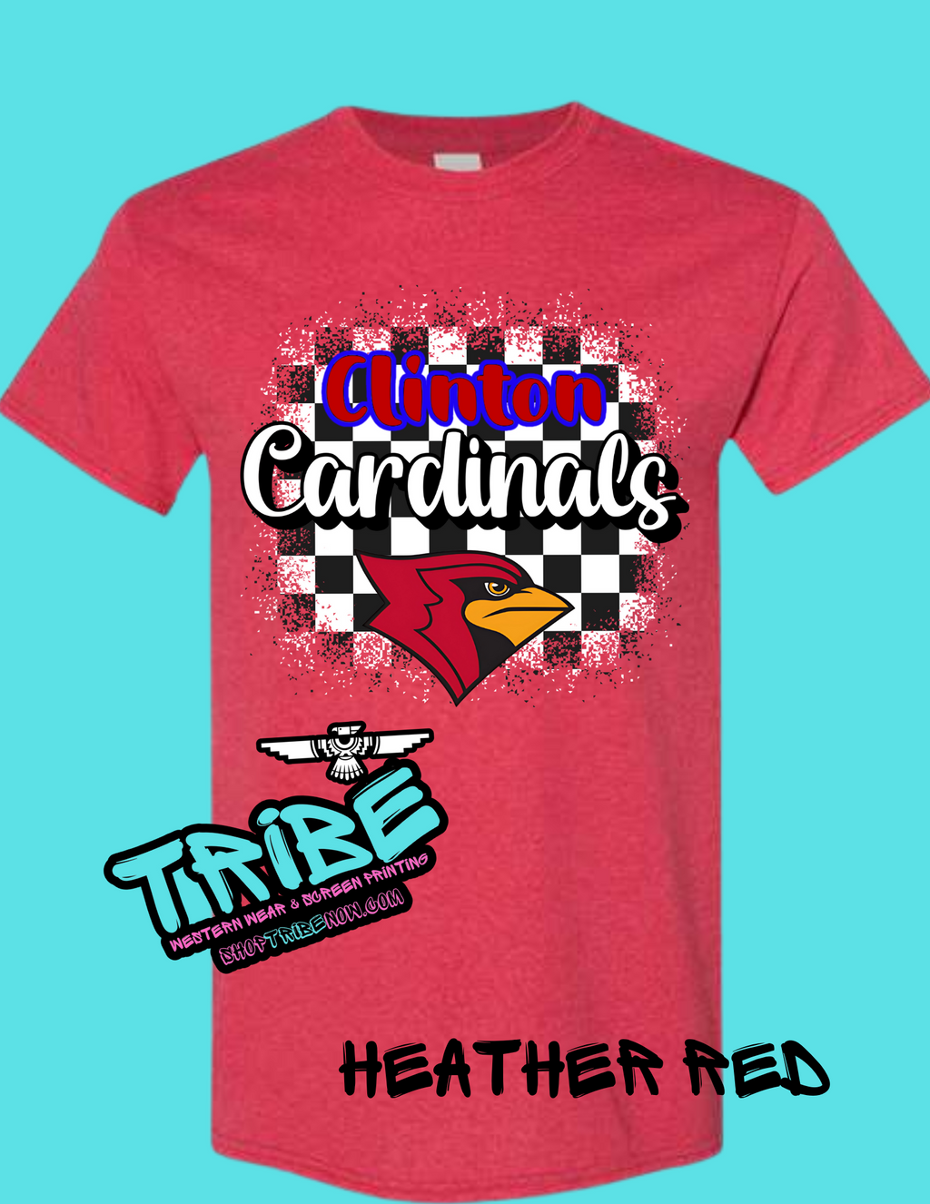 Clinton Cardinal Checkered 2