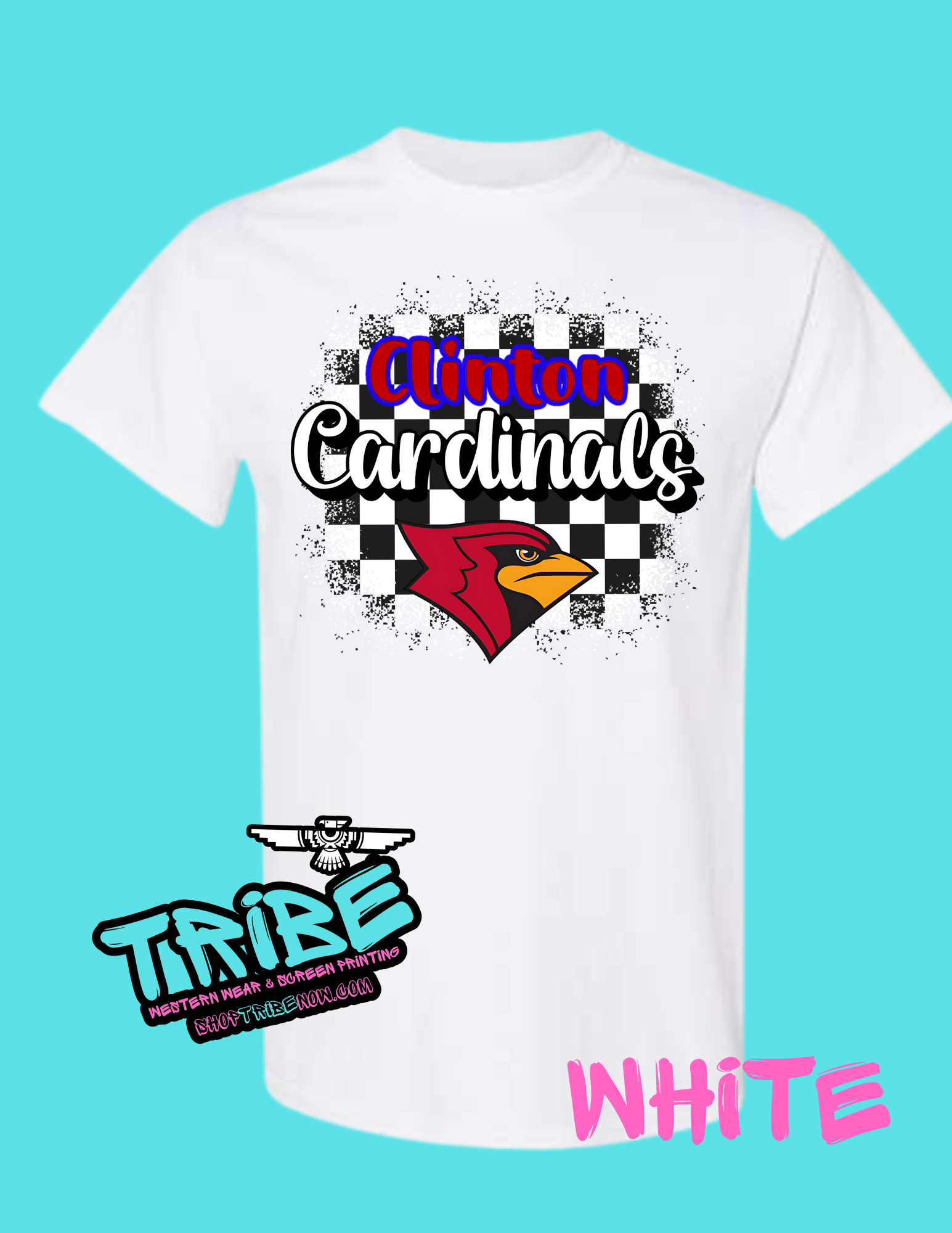 Clinton Cardinal Checkered 2