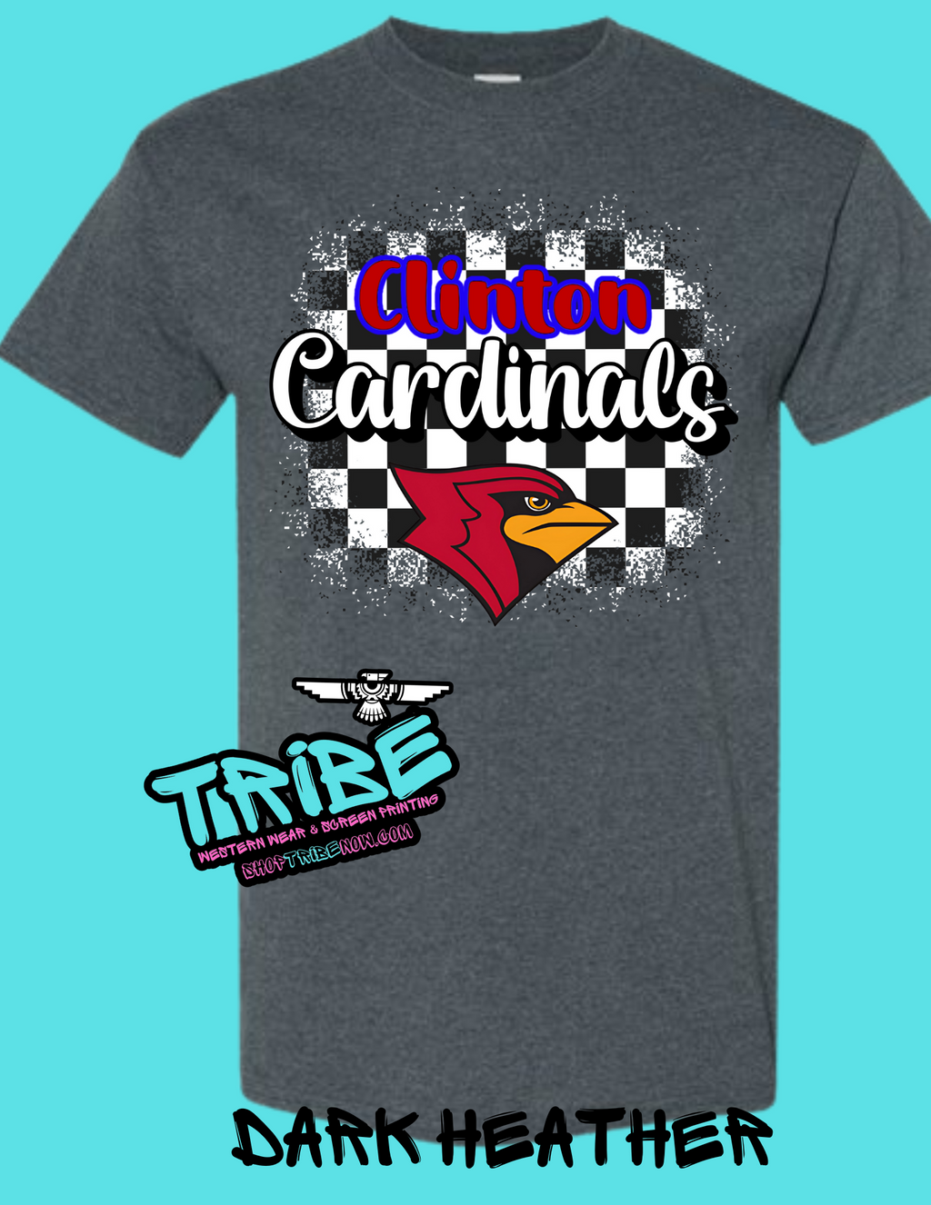 Clinton Cardinal Checkered 2