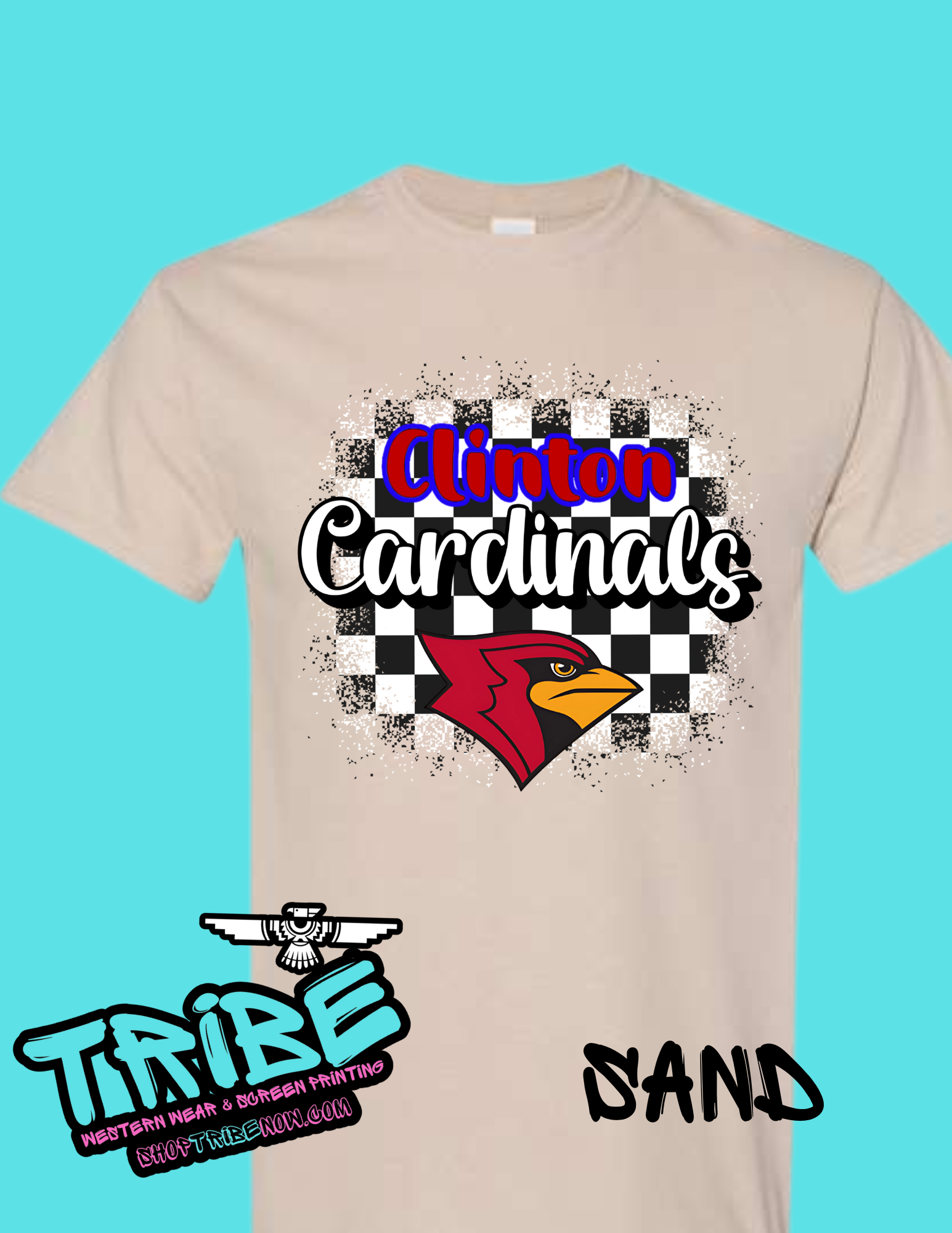 Clinton Cardinal Checkered 2