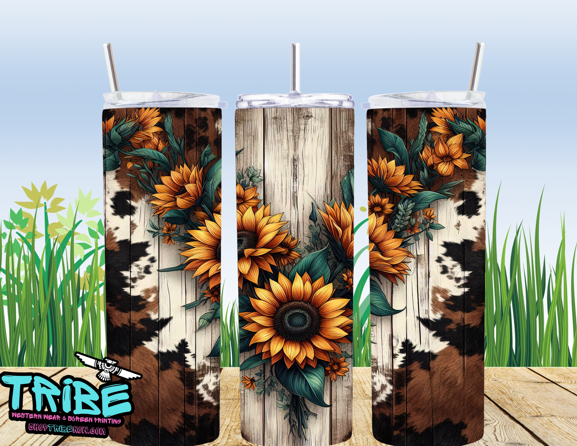 20 Oz Sublimation Tumbler with straw