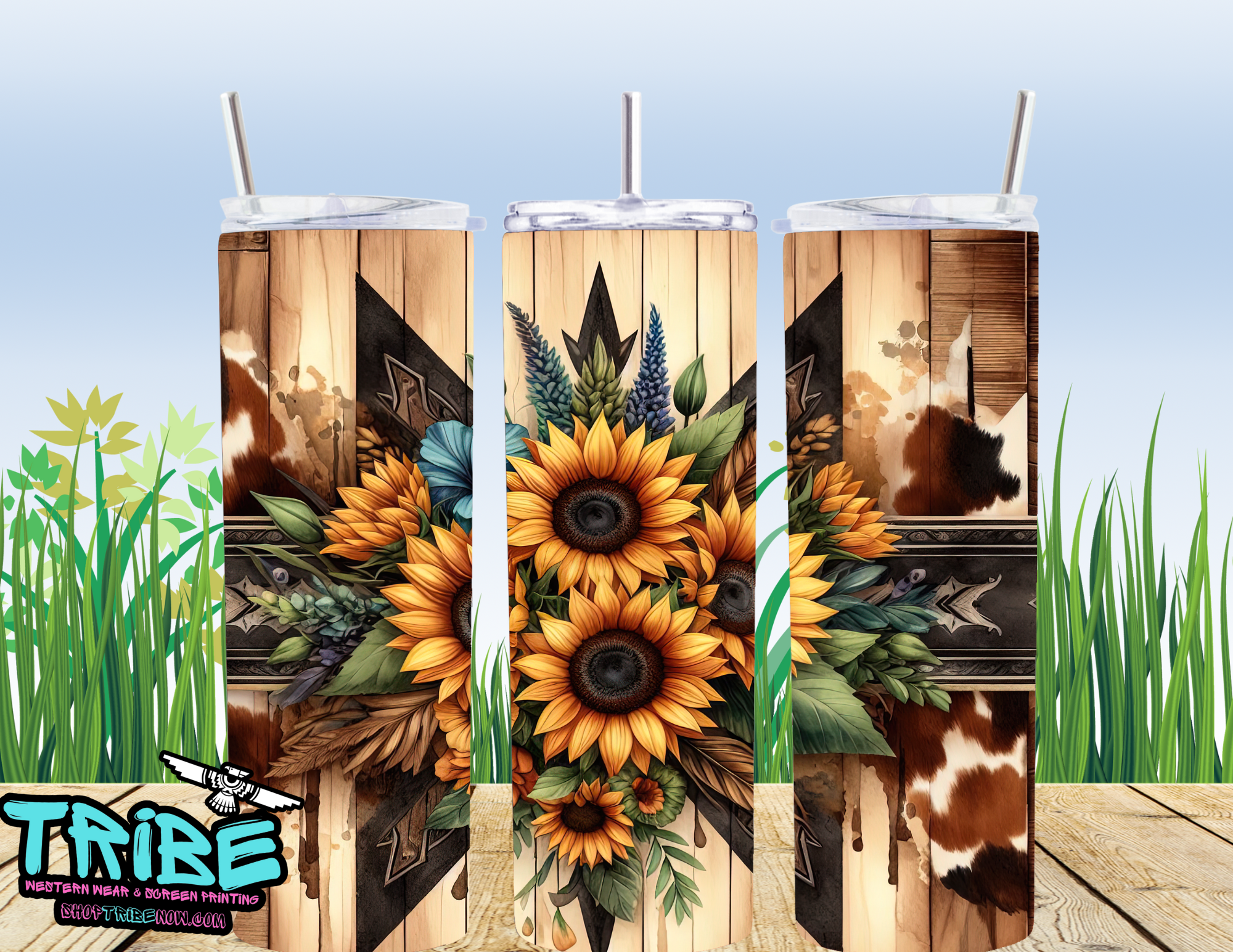 20 Oz Sublimation Tumbler with straw