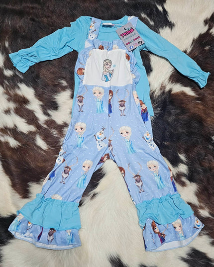 Elsa Overalls and Shirt