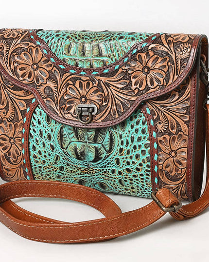 ADBG1303 Wallet Genuine Western Leather Women Bag