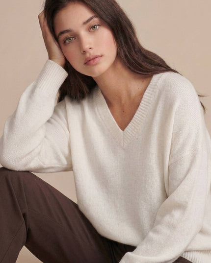 Oversized V Neckline Sweater
