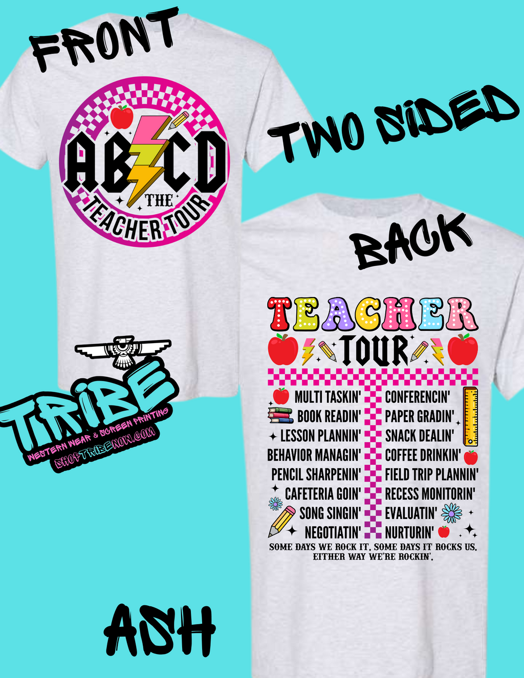 ABCD Teacher Tour Shirt
