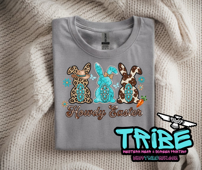 Howdy Easter - Western Bunnies