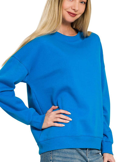 `Basic Casual Sweatshirts Zenana
