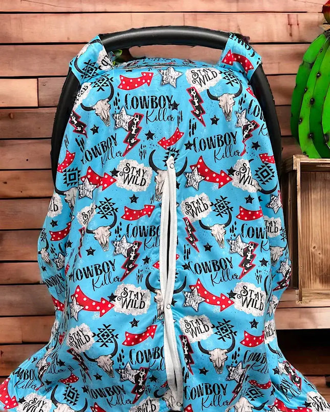 STAY WILD, STRIKE PRINTED CAR SEAT COVER. ZYTG25153008 S
