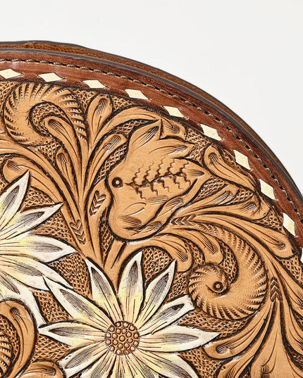ADBG1433A Taco Hand Tooled Genuine Western Leather Women Bag