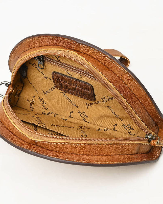 ADBG1433A Taco Hand Tooled Genuine Western Leather Women Bag