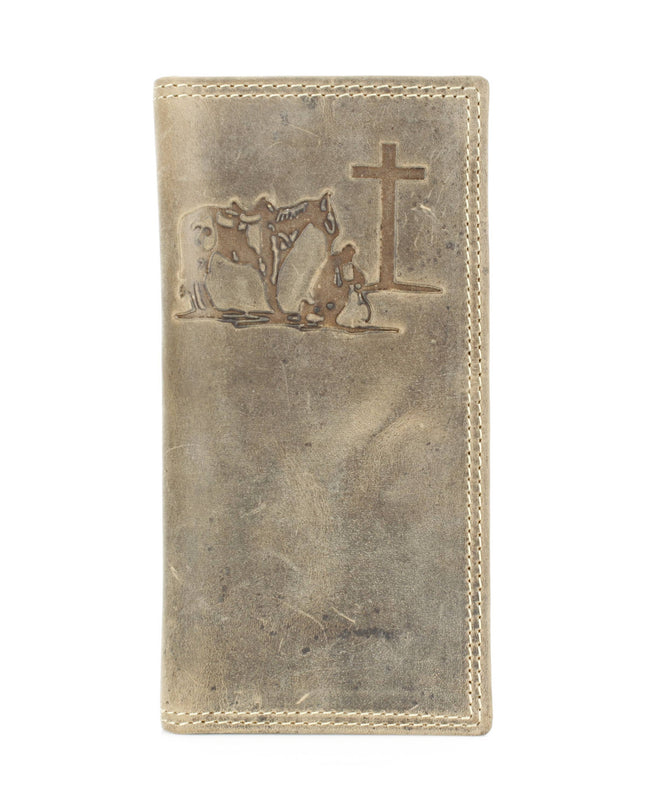 Men’s Rodeo Wallet with Cowboy Emboss ABMWVT 06