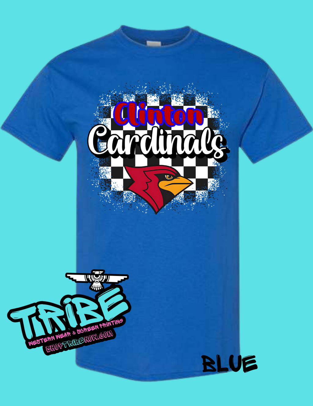 Clinton Cardinal Checkered 2