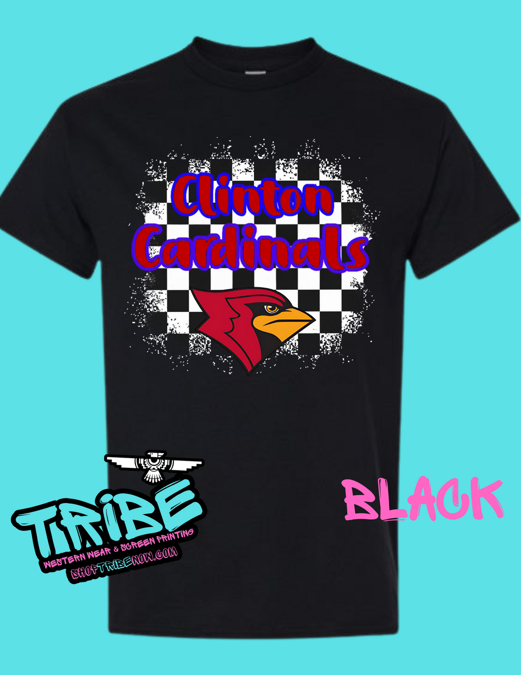 Clinton Cardinal Checkered 1