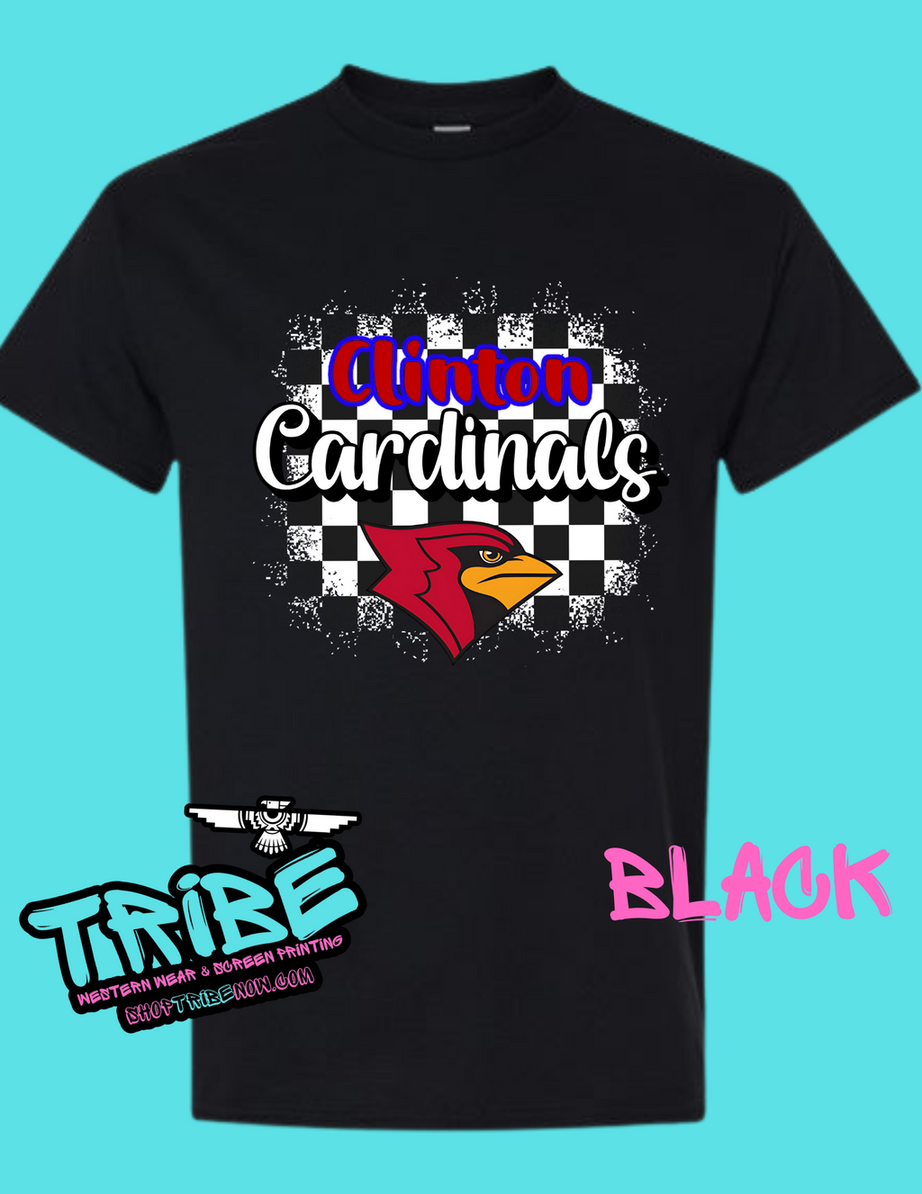 Clinton Cardinal Checkered 2