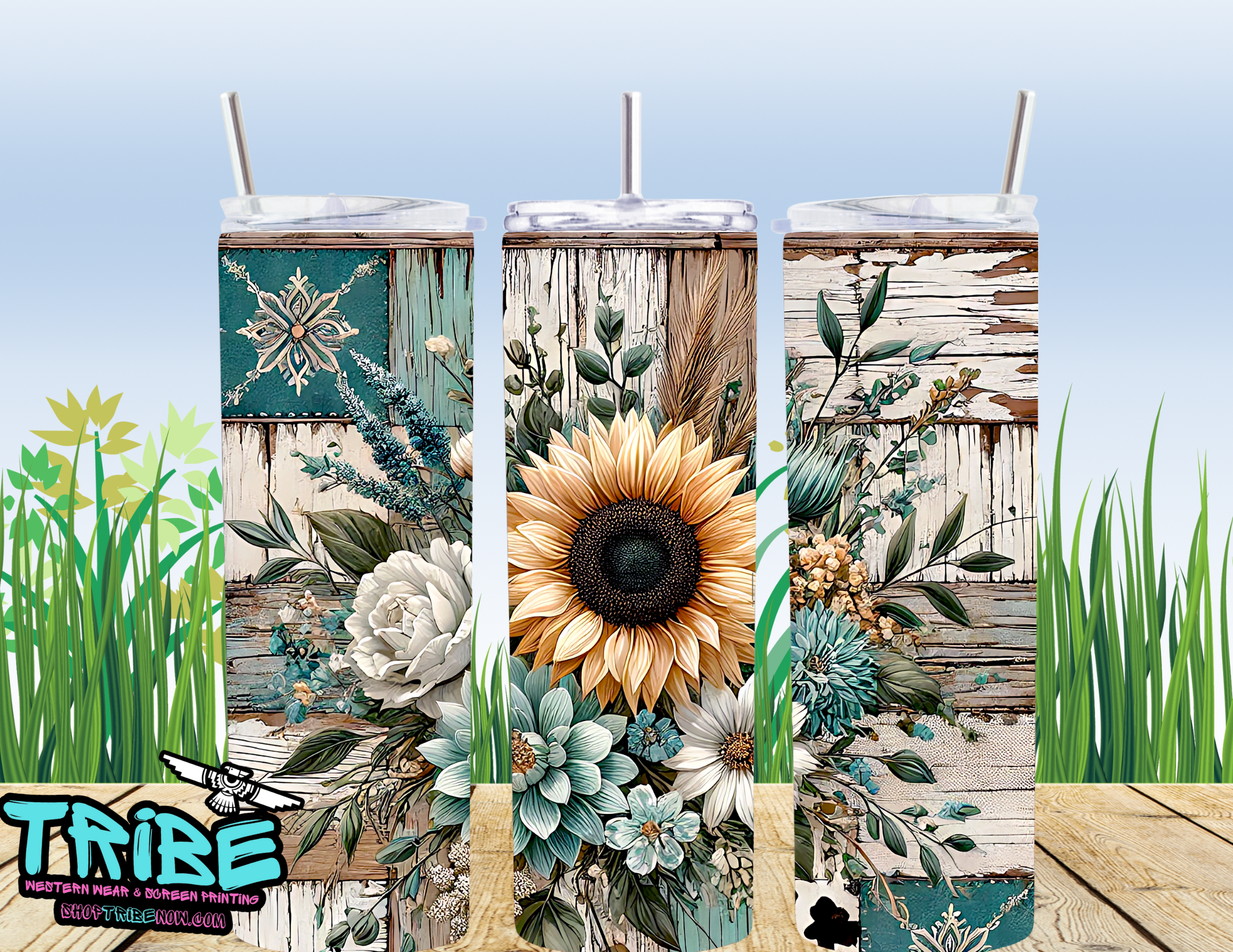 20 Oz Sublimation Tumbler with straw