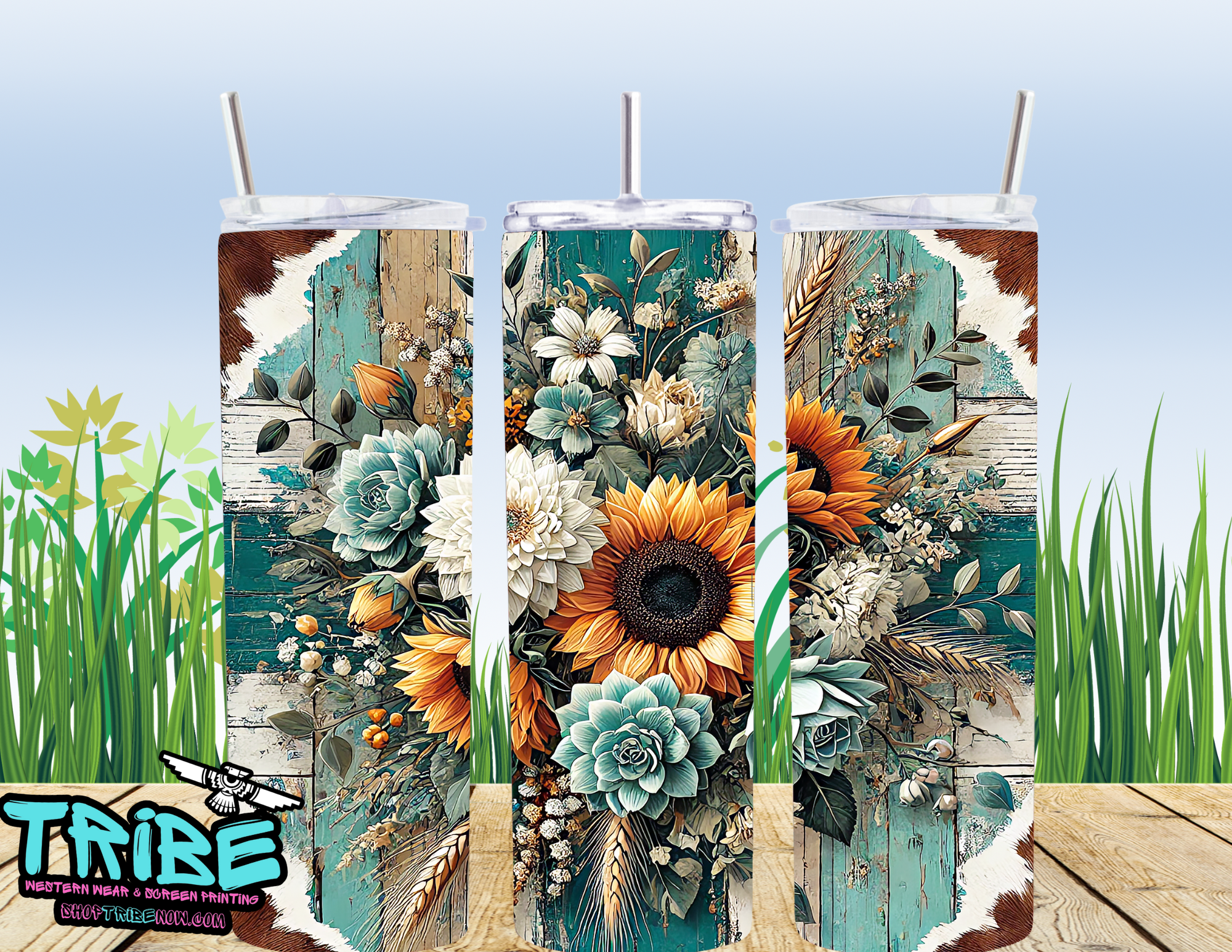 20 Oz Sublimation Tumbler with straw