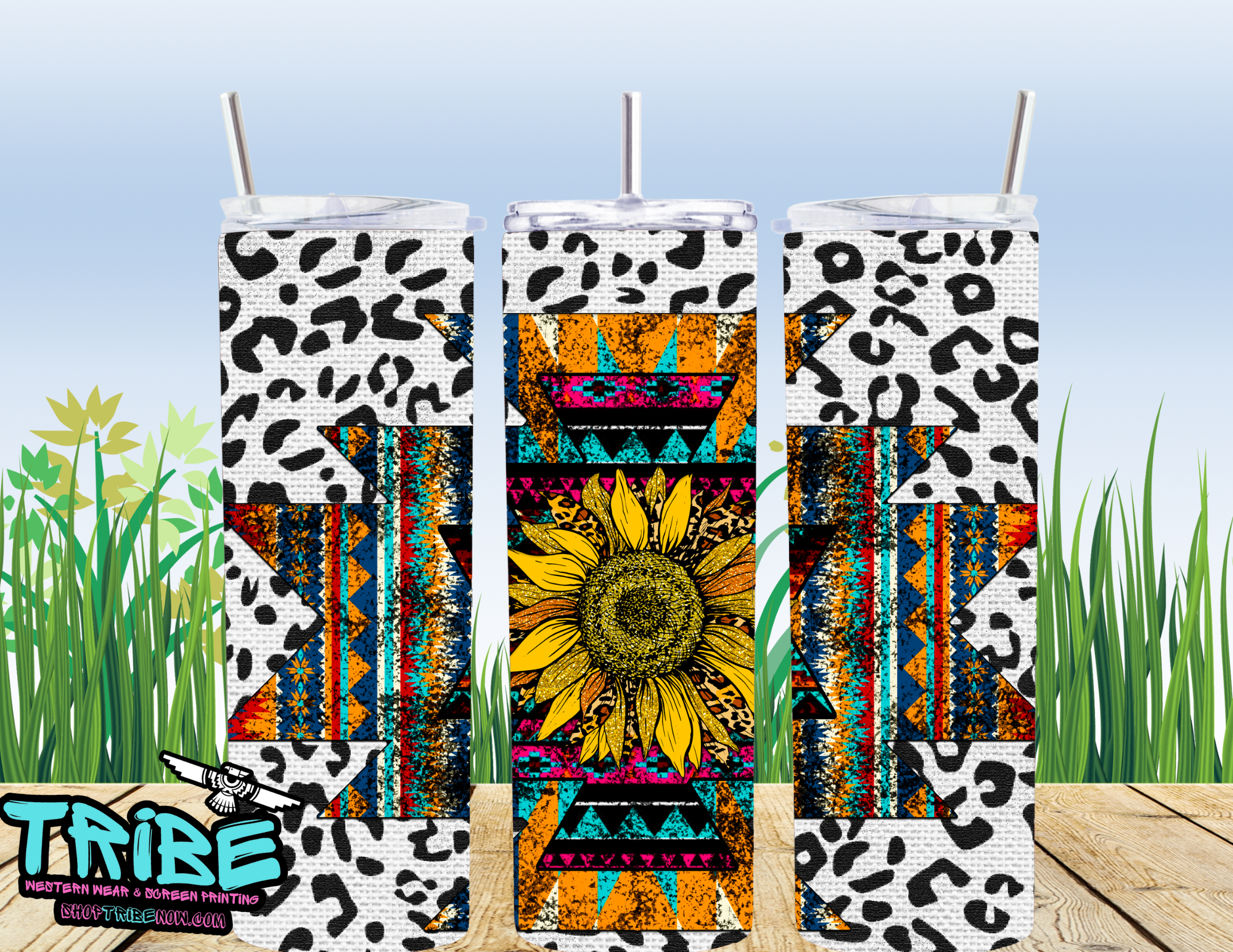 20 Oz Sublimation Tumbler with straw