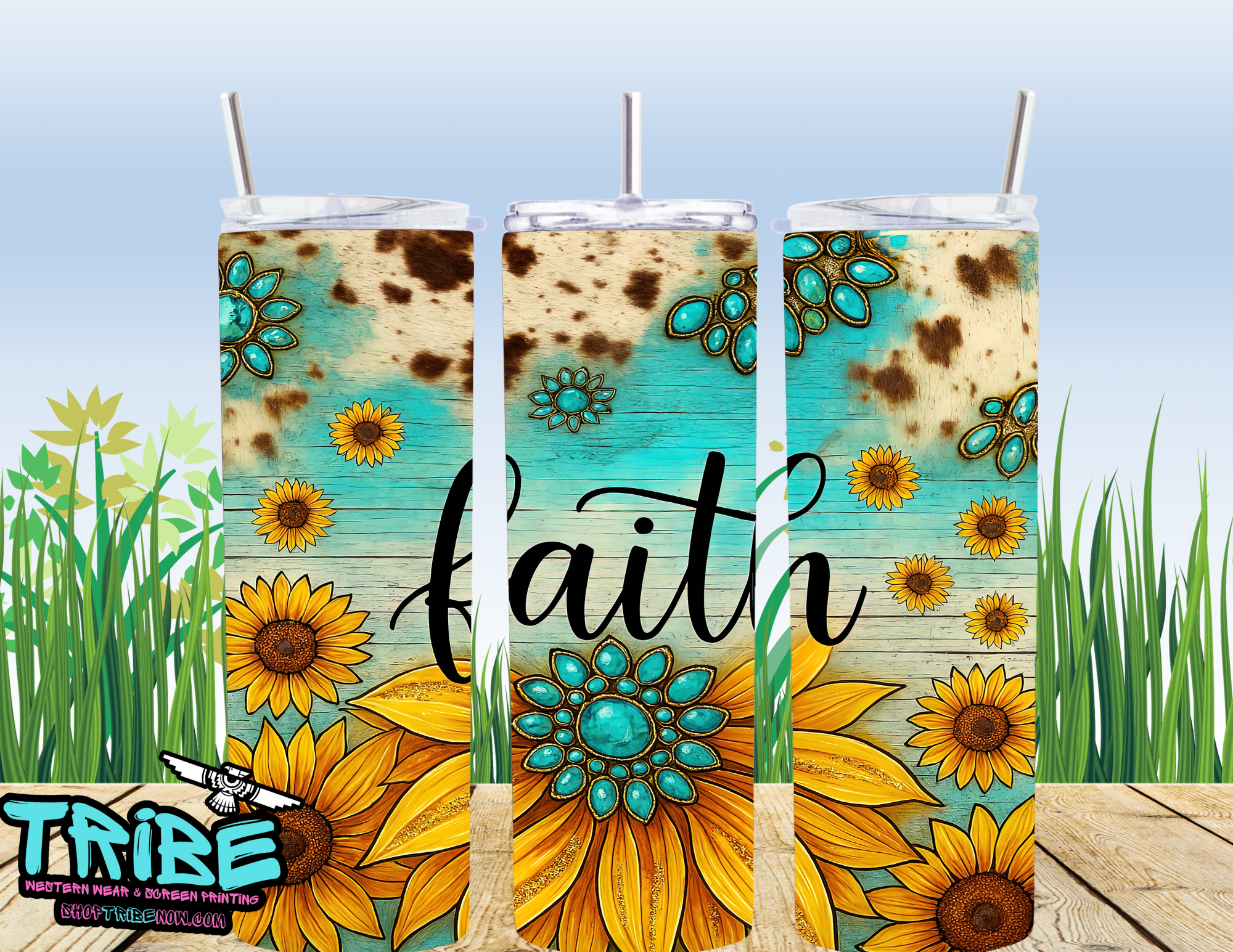 20 Oz Sublimation Tumbler with straw