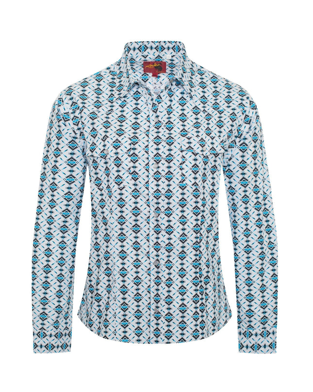 Women's Western Print Shirts -LS100-119
