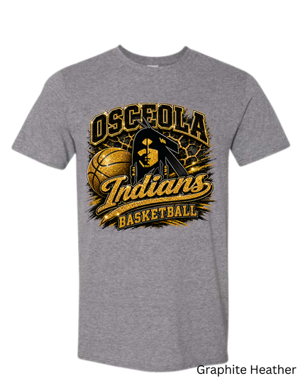 Osceola Indian - Basketball Glitter