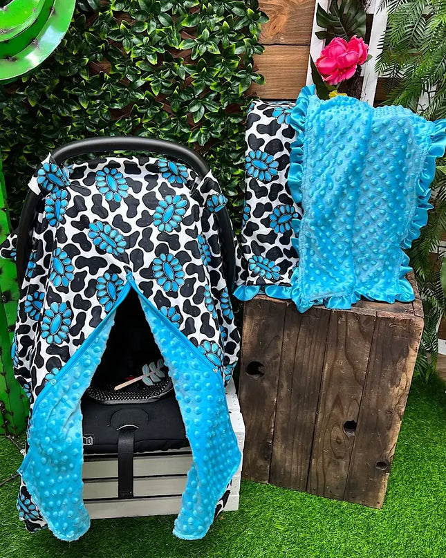CONCHO & COW SPOTTED CAR SEAT COVER. ZYTG25153012 S