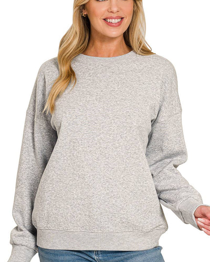 `Basic Casual Sweatshirts Zenana