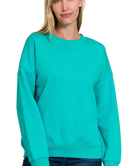 `Basic Casual Sweatshirts Zenana